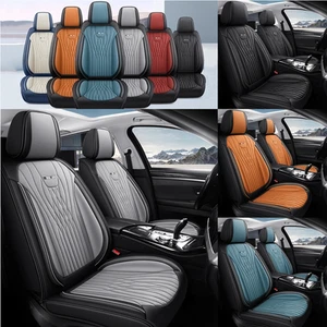 5-Seat full Set PU Leather Seat Cover For Ford Focus Taurus Mustang F-150 Fiesta - Picture 1 of 25