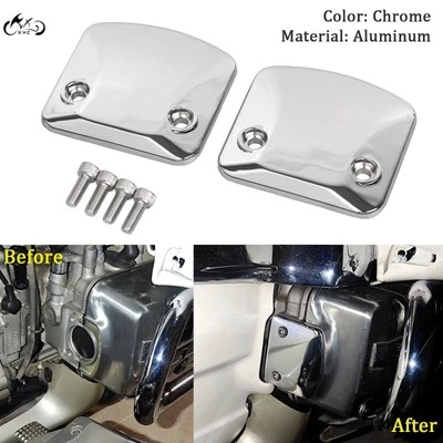 Par de cubiertas de extremo de leva de cabezal de motor cromadas para Honda Goldwing 1500 GL1500SE GL1500C Foto 1 de 4