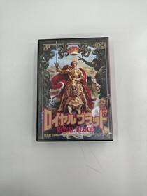 Koei Royal Blood Famicom Game Good Condition with Manual