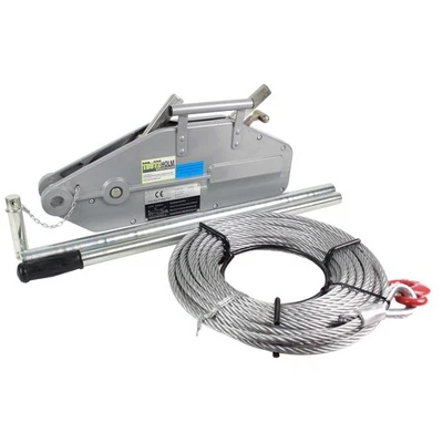 Seilzug Greifzug Seilwinde Forstseilwinde Offroad Winde 1600kg 1,6 t to 20m Seil - Bild 1 von 4