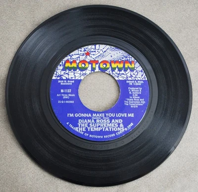 1966 Diana Ross - Supremes - Temptations - I'm Gonna Make You Love Me 45 M-1137 Foto 1 de 2