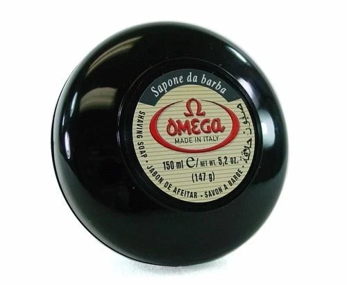 OMEGA Eucalyptus Shaving Cream Black Bowl 150ml 5.28oz