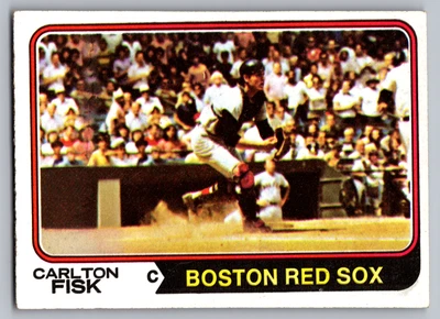 Carlton Fisk Red Sox 1974 Topps #105 Foto 1 de 3