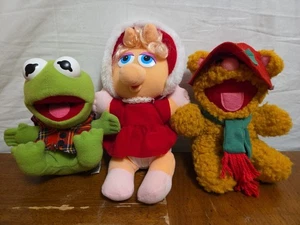 Muppet Babys Plüsch Weihnachten Vintage McDonalds Miss Piggy Kermit Fozzie Set 3 - Bild 1 von 5