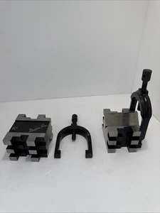 Brown & Sharpe 599-750-2 V Block und Klemme Paar Set, gehärteter Stahl - Bild 1 von 7