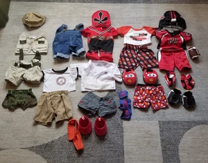 Set Build A Bear Kleidung Power Rangers Lightning McQueen Fußball Angeln - Bild 1 von 14