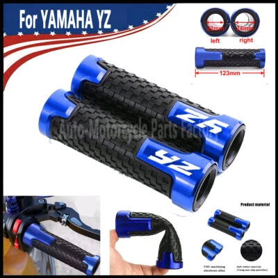 7/8''Gel Handlebar Grip Throttle Grip For YAMAHA YZ80 YZ85 YZ125/X YZ250F/X Blue - Imagem 1 de 4