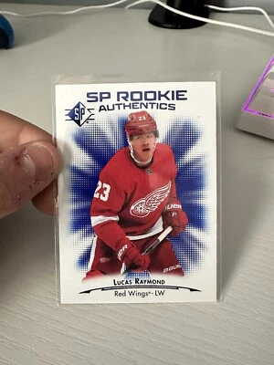2021-22 SP - Rookie Authentics Blue #132 Lucas Raymond (RC) - Image 1 of 2