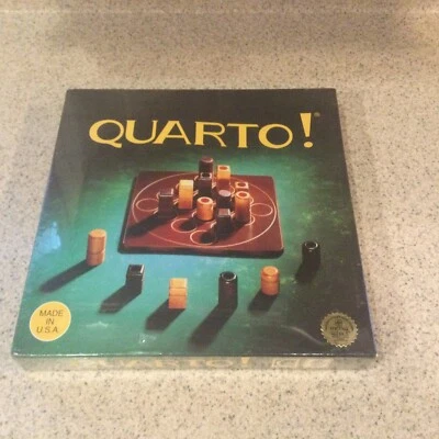 VINTAGE Gigamic QUARTO Board Game 1991 NEW SEALED Wooden Strategy Mensa Select - Image 1 of 4