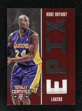 2014 Panini Totally Certified Epix Red Play Relic 65/199 Kobe Bryant #3 HOF
