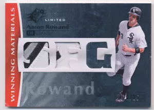 Aaron Rowand 2008 SPx Winning Materials Dual Patch 12/25 White Sox Giants - Picture 1 of 2