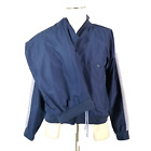 Vintage Lee Sport Trainingsanzug Damen groß blau Jacke Hose Fleece gefüttert