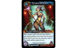Tyrygosa the Blue WOW Battle of the Aspects Rare Foil LP x1 - TCG Card - Picture 1 of 1