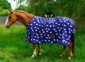 Rhinegold Bolivia 0g Horse Turnout Rugs, Star & Dottie Lightweight,  Std Neck - Picture 1 of 4