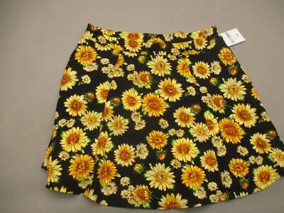 Falda corta plisada FOREVER 21 talla 0X para mujer multicolor floral cintura elástica 603 Foto 1 de 4