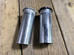 OLD SCHOOL BMX MX FISHBONE AXLE PEGS LOCKABLE PEGS STANDER PEGS CHROME USED - Picture 1 of 4