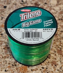 Berkley Trilene Big Game Fishing Line Solar Collector 1/4lb Spools, Choose Size - Picture 1 of 9