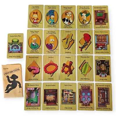 The Simpsons Clue Game Cards & Case File Replacement Pieces - Image 1 of 2