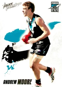 2010 PORT ADELAIDE POWER AFL Card ANDREW MOORE Prestige - Picture 1 of 2