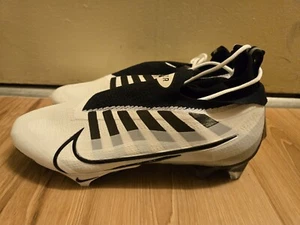 Nike Vapor Edge Elite 360 Flyknit Football Cleats White Silver DQ3558-100 Size 9 - Picture 1 of 8