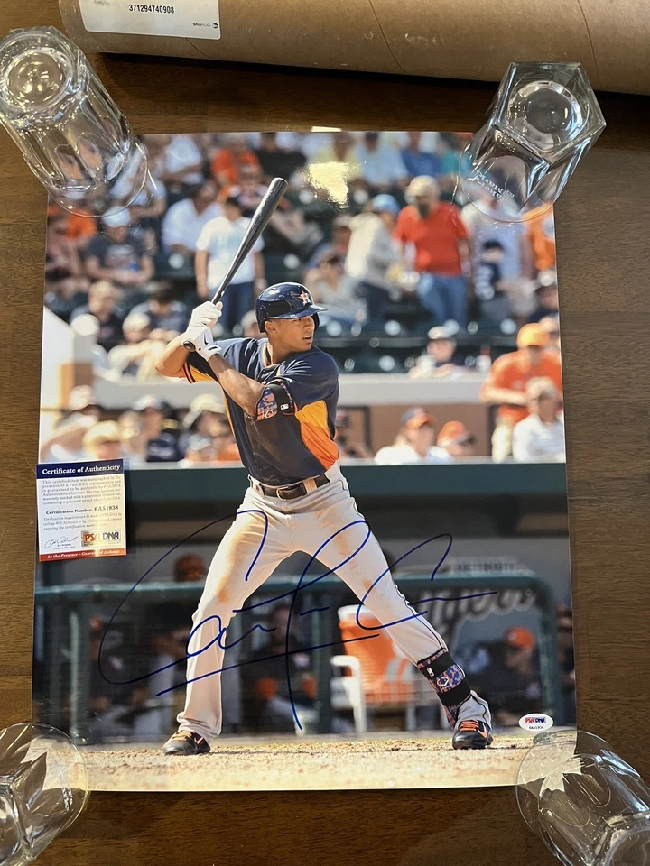 Carlos Correa Autographed Signed 16x20 photo Houston Astros COA PSA JSA GTSM - Image 1 of 3