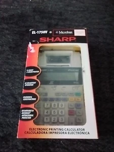 Sharp EL-1750V Electronic Printing Calculator New - Picture 1 of 2