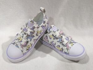 Converse Toddler Girl's CTAS 2V OX White/Multi Sneakers - Asst Sizes NWB A01675F