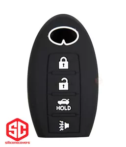 1x New KeyFob Remote Fobik Silicone Cover Fit / For Select Infiniti Vehicles - Picture 1 of 2