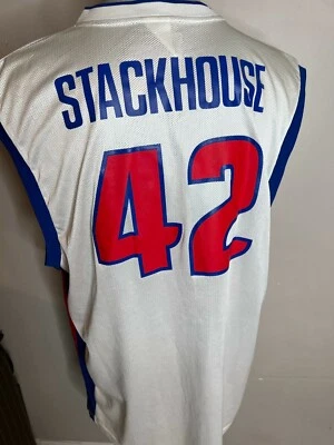 Футболка мужская NBA Reebok Detroit Pistons Jerry Stackhouse No42 размер XL - Изображение 1 из 3