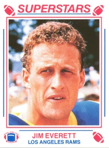 MSA-SUPERSTARS Jim Everett RAMS Purdue Boilermakers - Bild 1 von 1