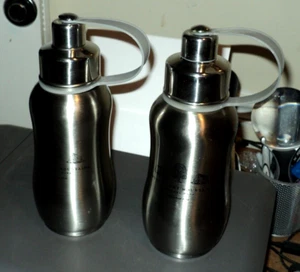 2 GREAT ROCKY MOUNTAINS National Park Water Bottles: Stainless Steel: - Picture 1 of 8