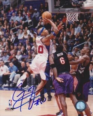 Foto firmada por Corey Maggette - Autografiada de Los Angeles Clippers de 8x10 pulgadas Foto 1 de 2