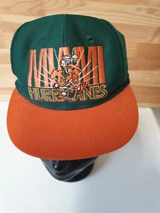 Vintage - CAP-Miami Huricanes-  adjustable -  Size child/Toddler age 3 to 6 - Picture 1 of 7