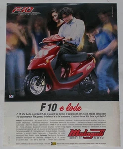 Advert Pubblicità 1992 MALAGUTI F10 - Picture 1 of 1