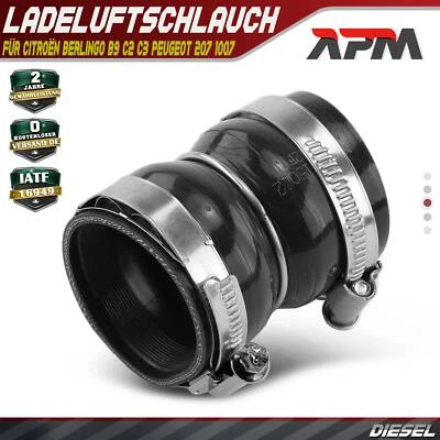 Ladeluftschlauch Vorne Rechts für Citroën Berlingo B9 C2 C3 Peugeot 207 1007 - Bild 1 von 4