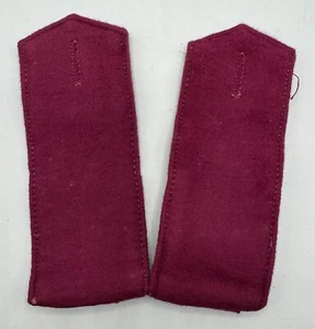 PAIR Soviet Union Red Army Infantry Shoulder Straps Boards M1943 WW2 Raspberry - Picture 1 of 2