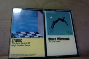 2 EX CASSETTE traffic Low Spark high heeled Boys Steve Winwood Arc of a diver - Picture 1 of 5