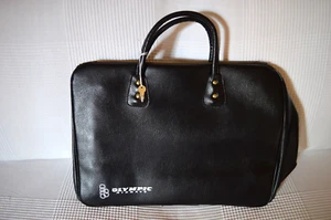 OLYMPIC AIRWAYS CARRY LEDER TASCHE HANDTASCHE UNBENUTZT MADE IN JAPAN TOP ZUSTAND - Bild 1 von 11