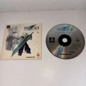 Final Fantasy VII 7 Preview Demo Disc w/ Sleeve Sony Playstation Authentic Ps1 - Picture 1 of 3