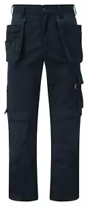 Pantaloni da lavoro in tufo Proflex blu navy elasticizzato policotone aderenti #715 - Foto 1 di 1