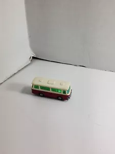 1973/74 Matchbox #12 SETRA COACH Bus - Burgandy/Purple and White - SUPERFAST - Picture 1 of 12