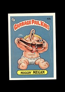 1985 Topps Garbage Pail Kids #42b Muggin' Megan matte Low Graded A40 496