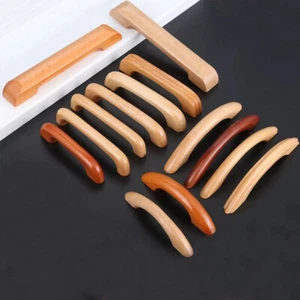 Wooden Cabinet Knob Handle Door Furniture Drawer Cupboard Pull Handle Hardware C - Picture 1 of 28
