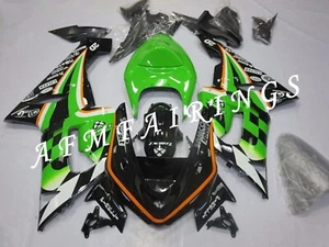 Black Green ABS Injection Mold Bodywork Fairing Kit for Ninja ZX-6R 2005 2006 - Picture 1 of 5