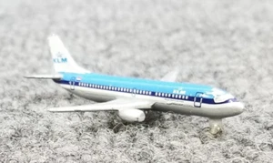 SCHABAK DIECAST PASSENGER PLANE BOEING 737 KLM 2 1/2" LONG 2" WS GERMANY - Picture 1 of 10