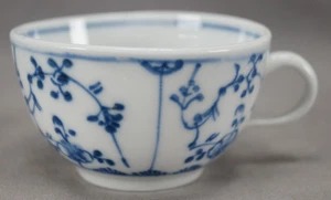 Antique Tettau Germany Undgerlaze Blue Strawflower Pattern Tea Cup Circa 1800 - Picture 1 of 9