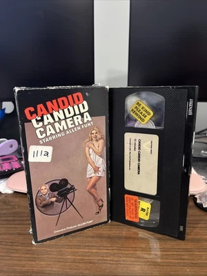 VHS: Candid Candid Camera: Vestron Video: Allen Funt HTF - Image 1 of 4