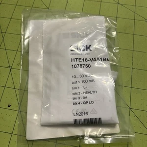 NEW SICK HTE18-V4A1BB SERIES 1078750 PNP PHOTOELETRIC SENSOR PHOTO EYE SWITCH - Picture 1 of 3