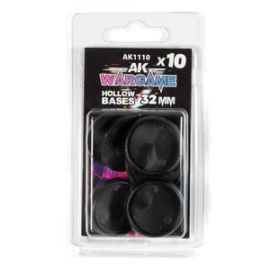 AK Interactive - Hollow Round Bases 32mm x 10 - Picture 1 of 2