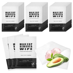 200 Count Makeup Remover Wipes Individually Wrapped Makeup Wipes Bulk Face Cl... - Picture 1 of 8